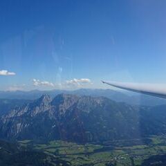Flugwegposition um 14:08:47: Aufgenommen in der Nähe von Weißenbach an der Enns, Österreich in 2258 Meter